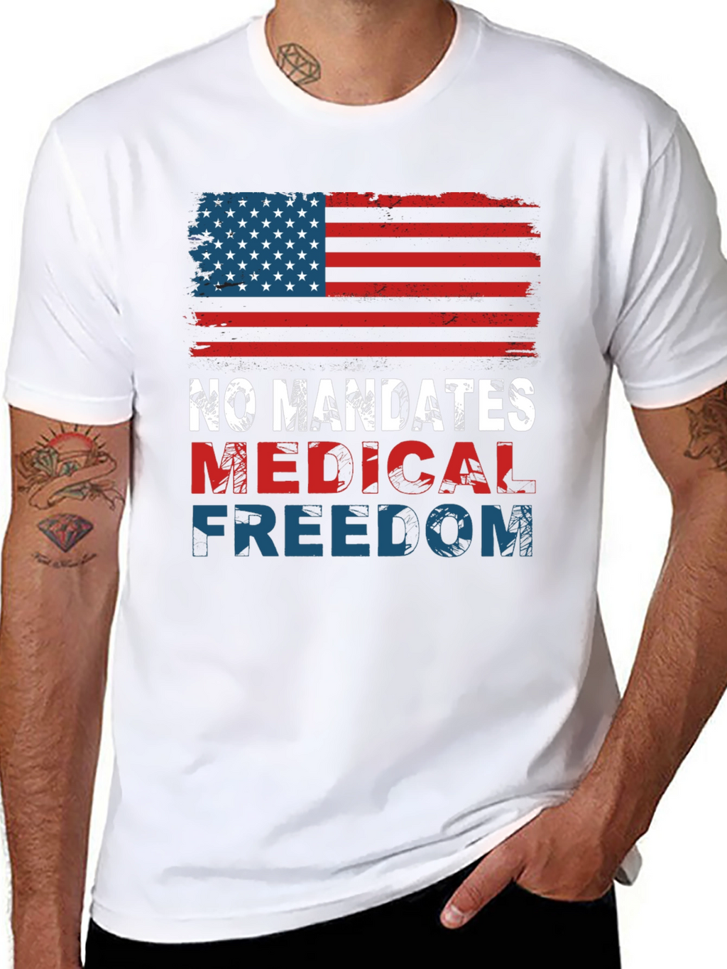 Medical Freedom Flag T-Shirt