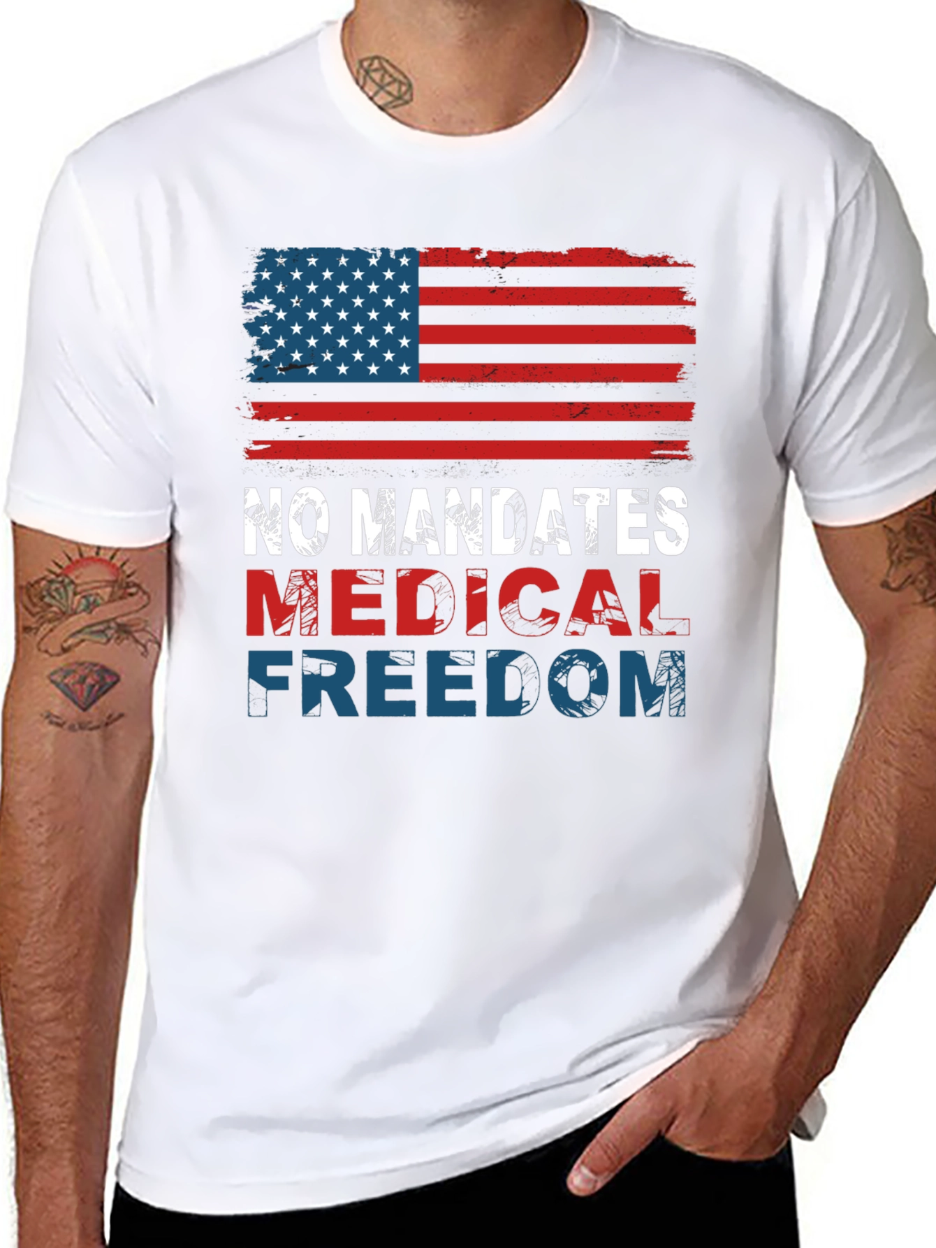 Medical Freedom Flag T-Shirt