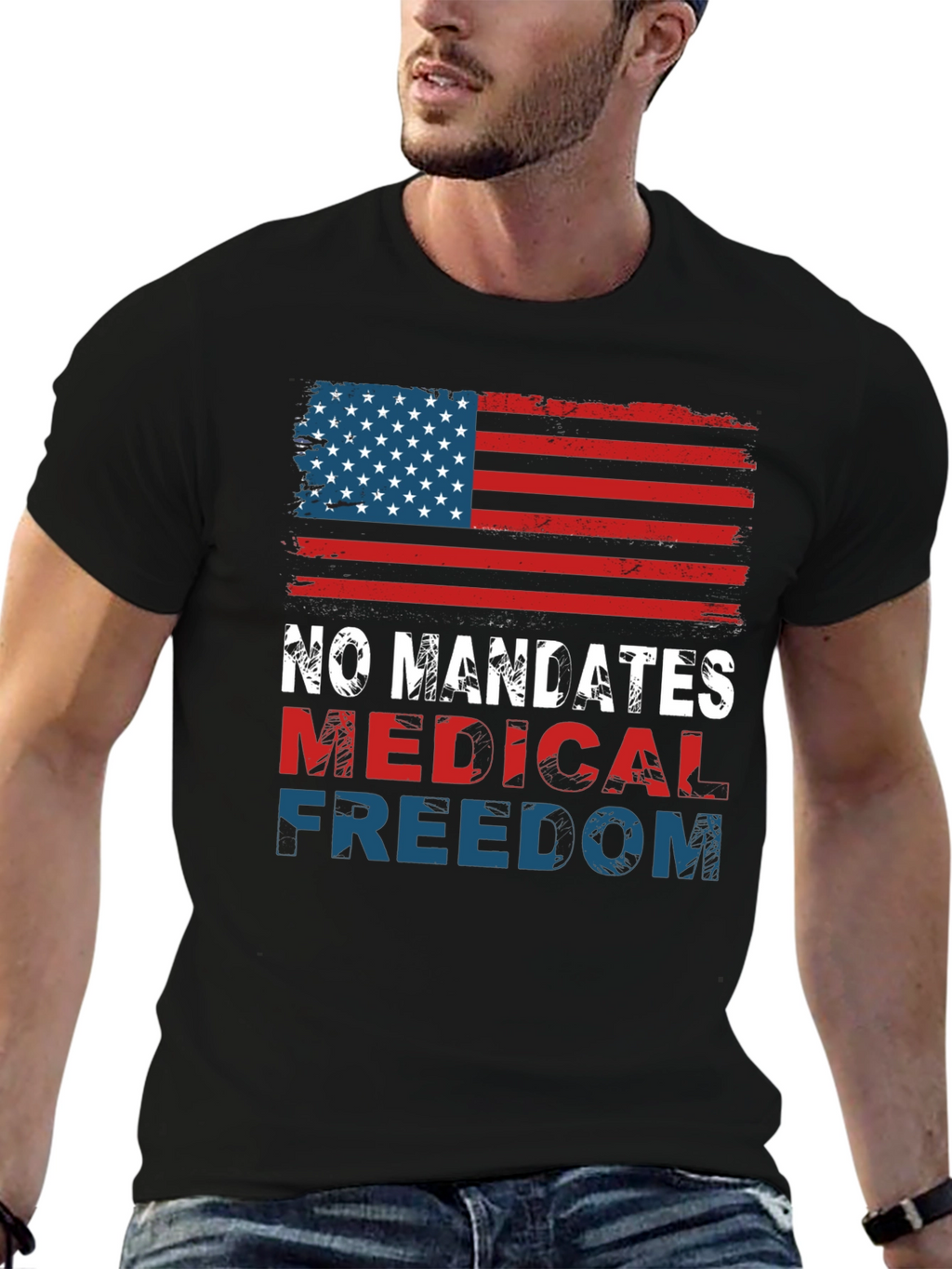 Medical Freedom Flag T-Shirt