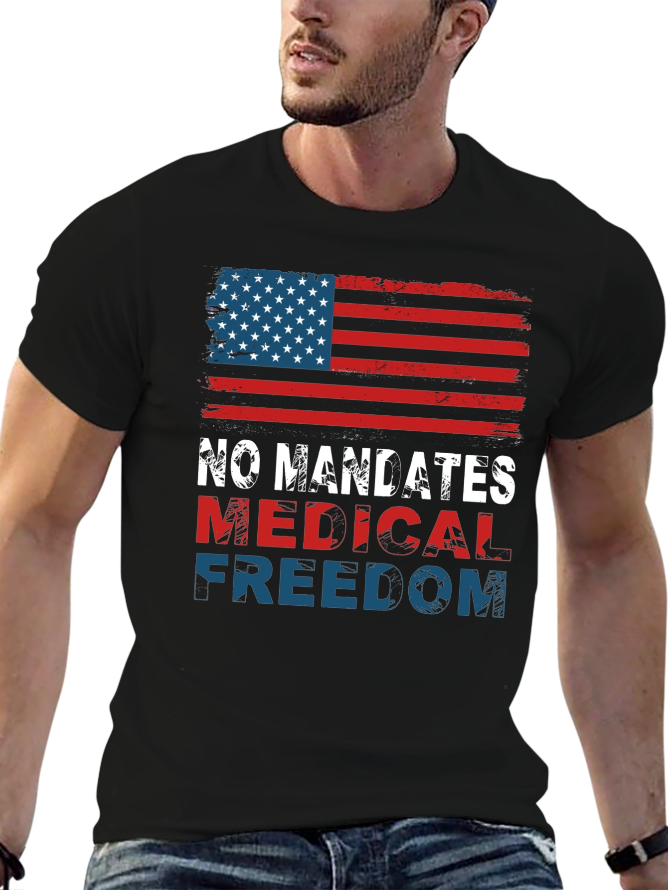Medical Freedom Flag T-Shirt