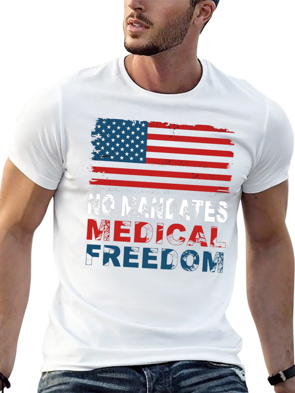 Medical Freedom Flag T-Shirt