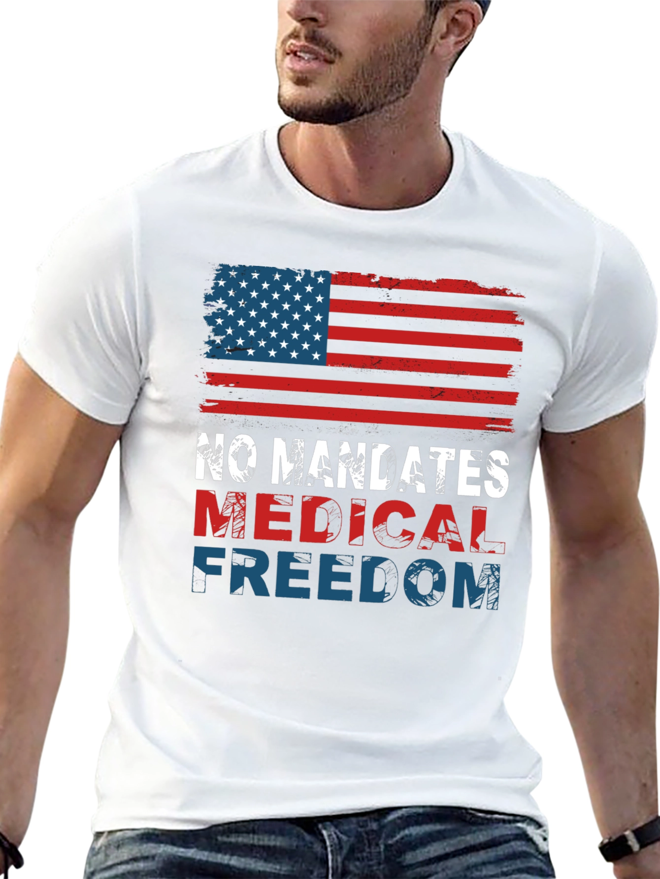 Medical Freedom Flag T-Shirt