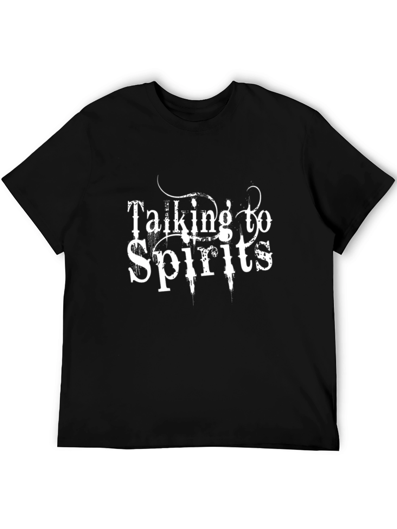 Talking To Spirits Black T-Shirt
