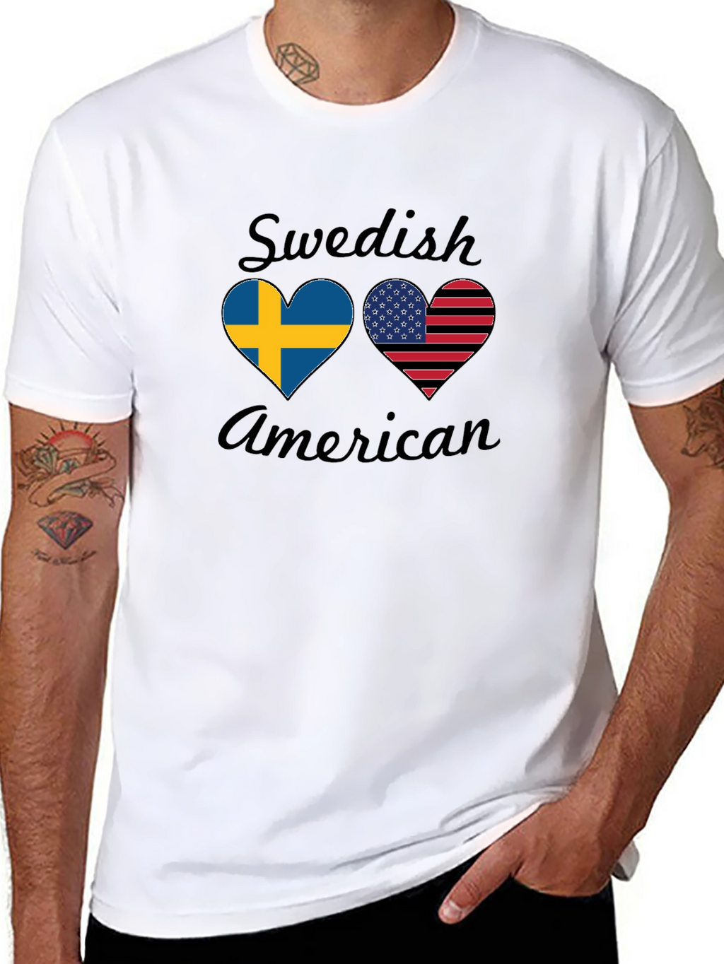 Swedish American Pride T-Shirt