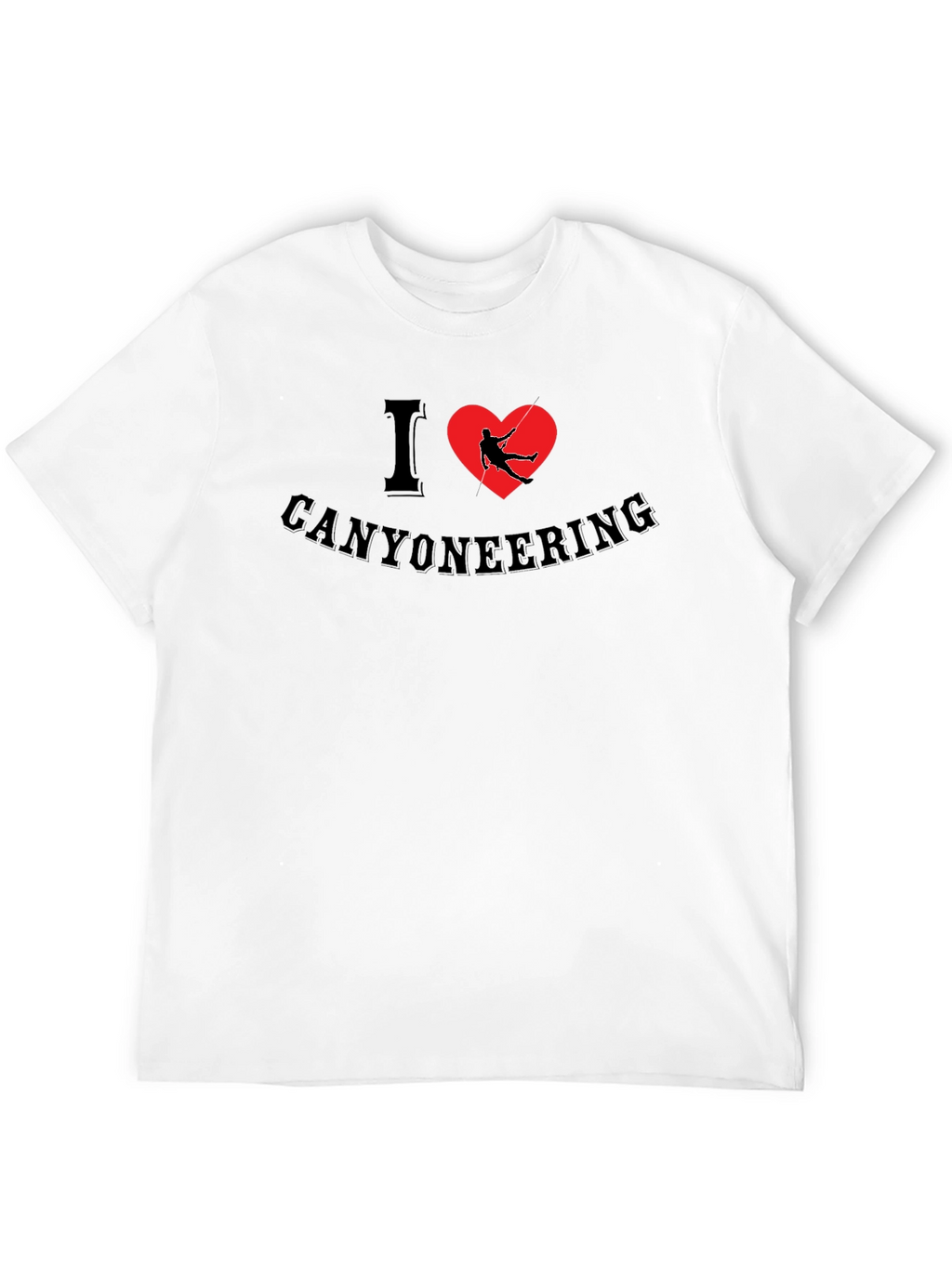 I Heart Canyoneering Black T-Shirt