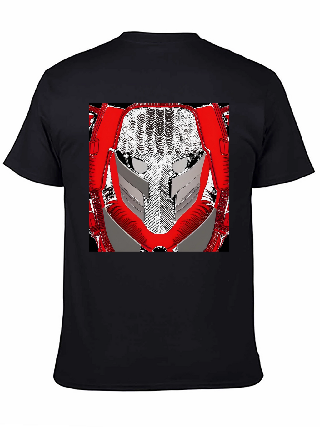 Sci-Fi Robot Face Graphic Tee