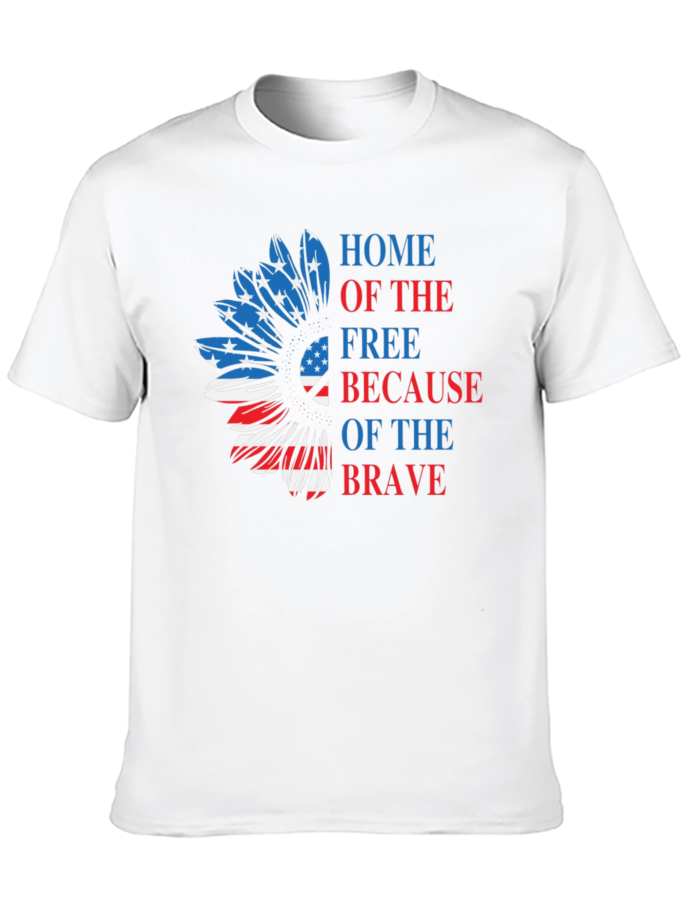 Patriotic Sunflower Graphic Tee