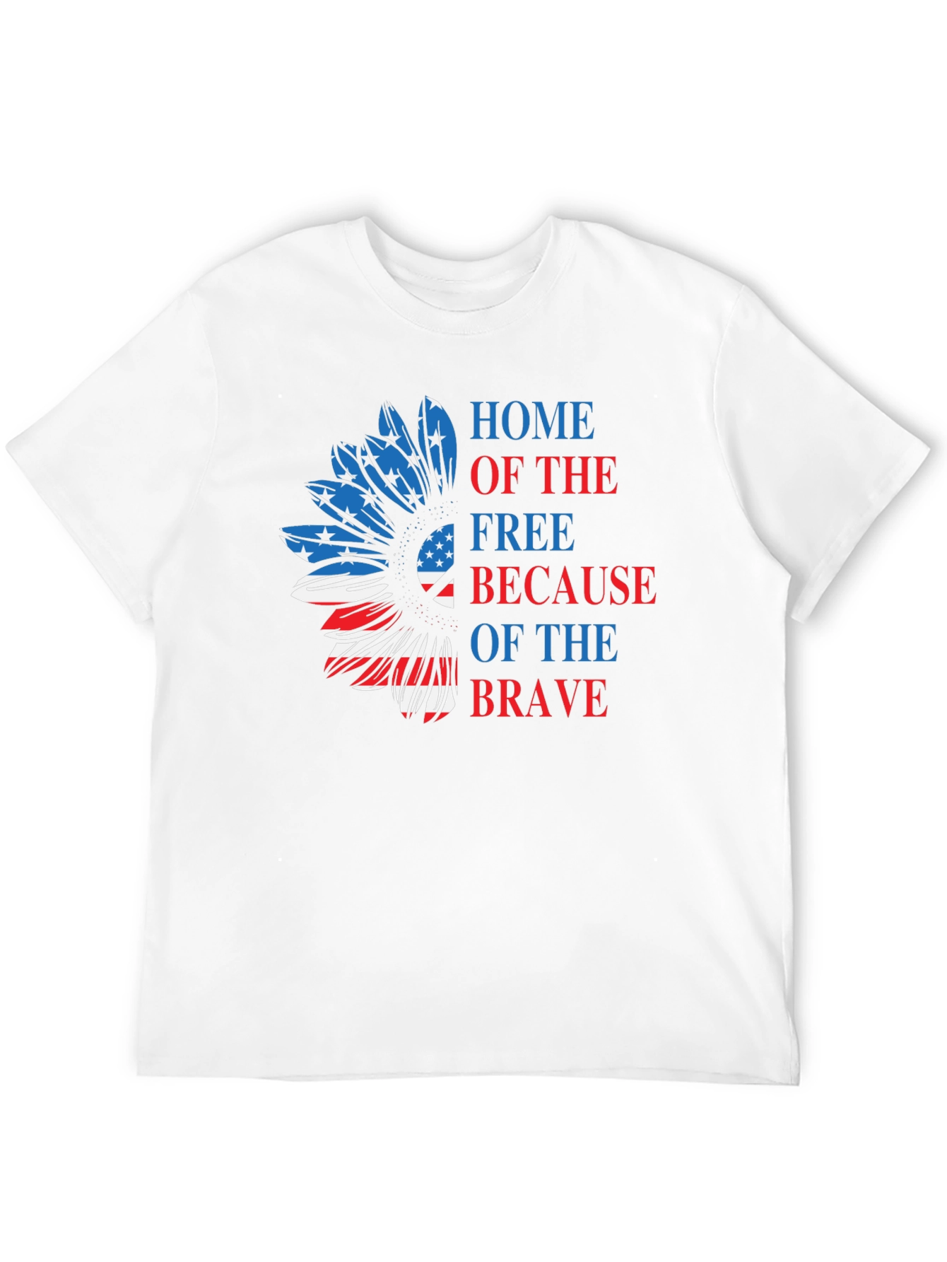 Patriotic Sunflower Graphic Tee