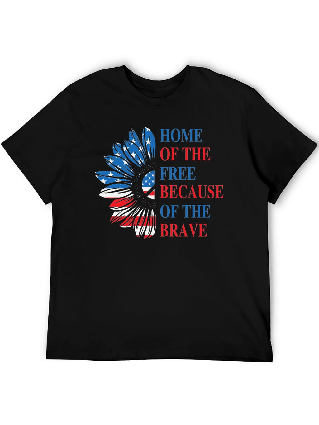 Patriotic Sunflower Graphic Tee