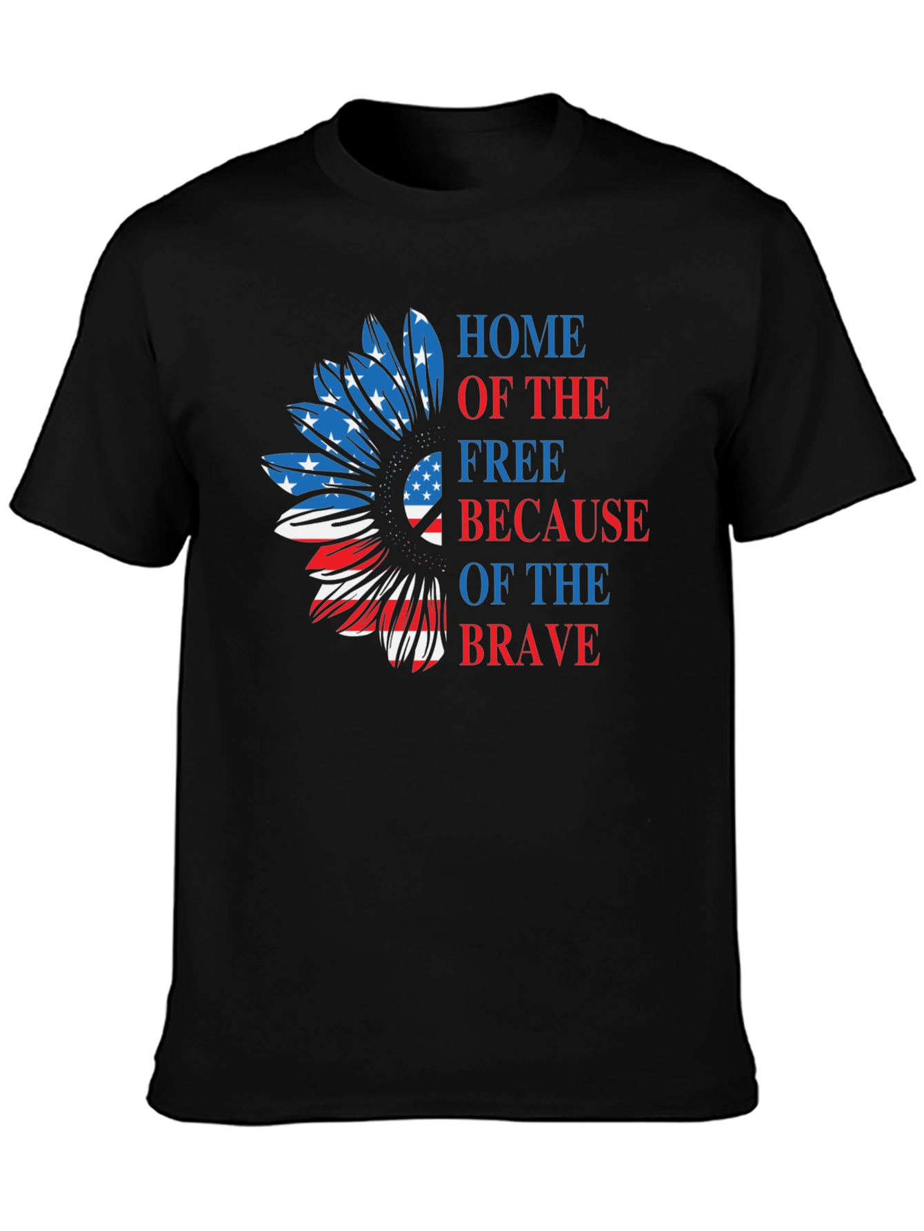 Patriotic Sunflower Graphic Tee