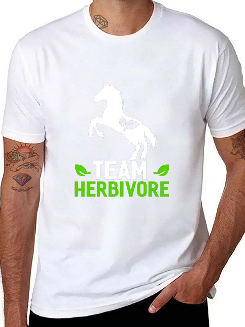 Team Herbivore T-Shirt - Vegetarian Horse