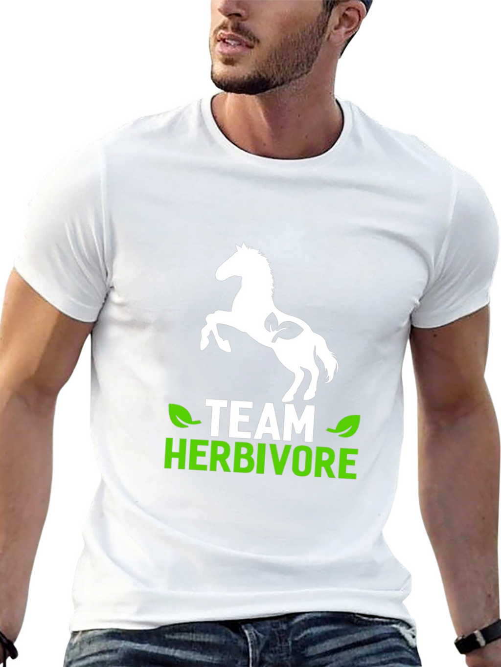 Team Herbivore T-Shirt - Vegetarian Horse