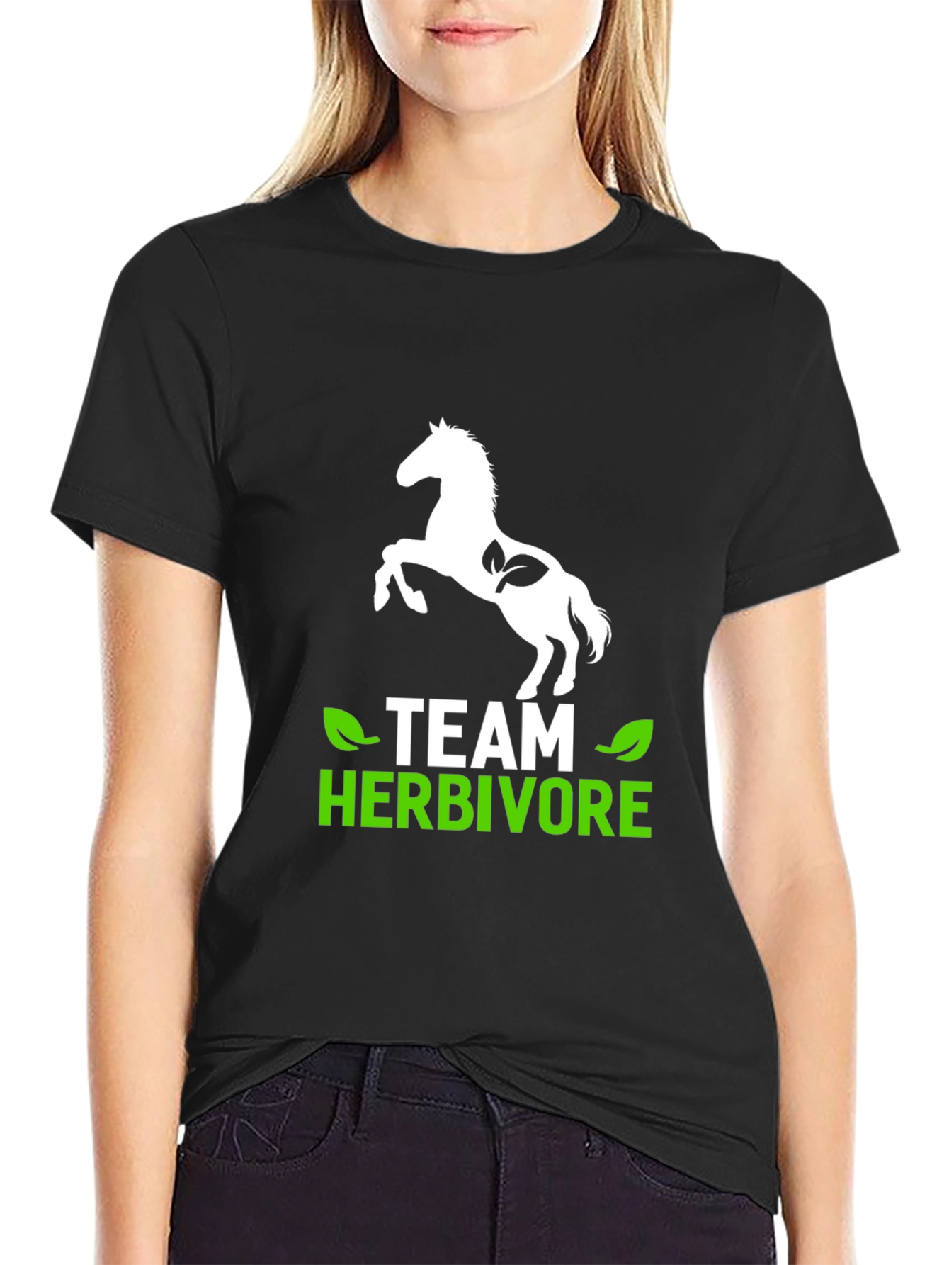 Team Herbivore T-Shirt - Vegetarian Horse