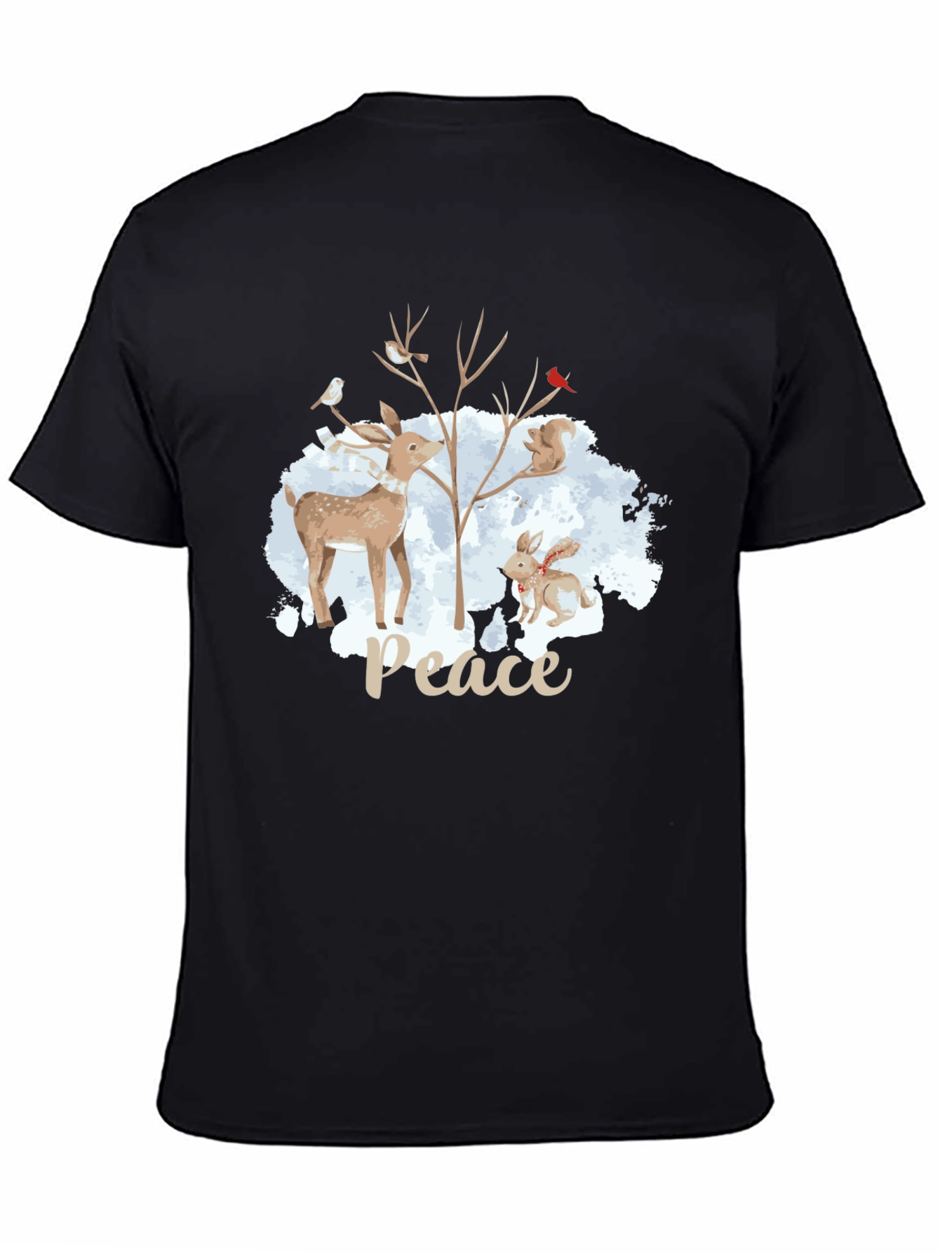 Peace Winter Animals T-Shirt