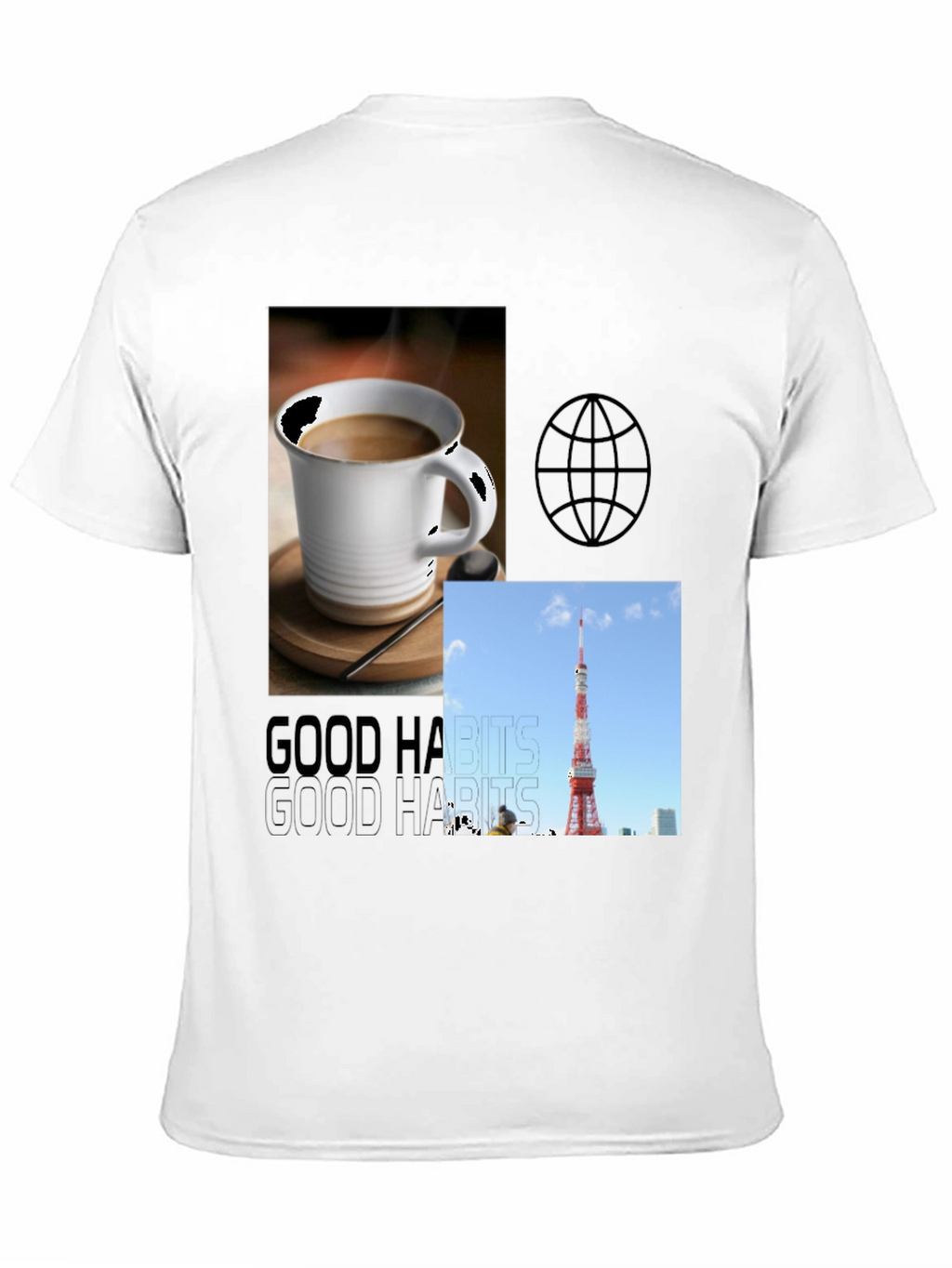 Good Habits Graphic Tee - Mens Black T-Shirt