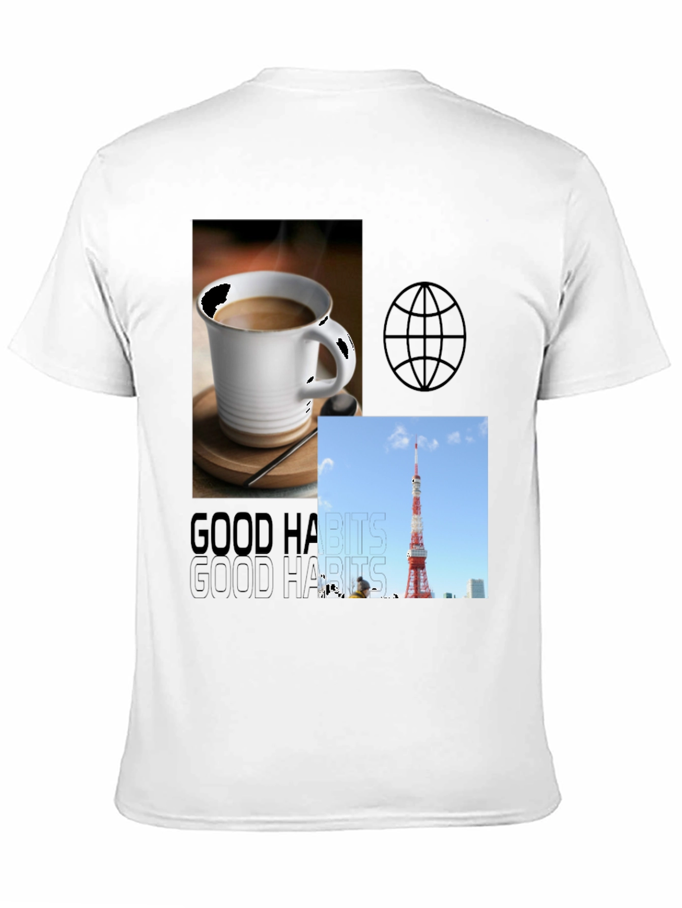 Good Habits Graphic Tee - Mens Black T-Shirt