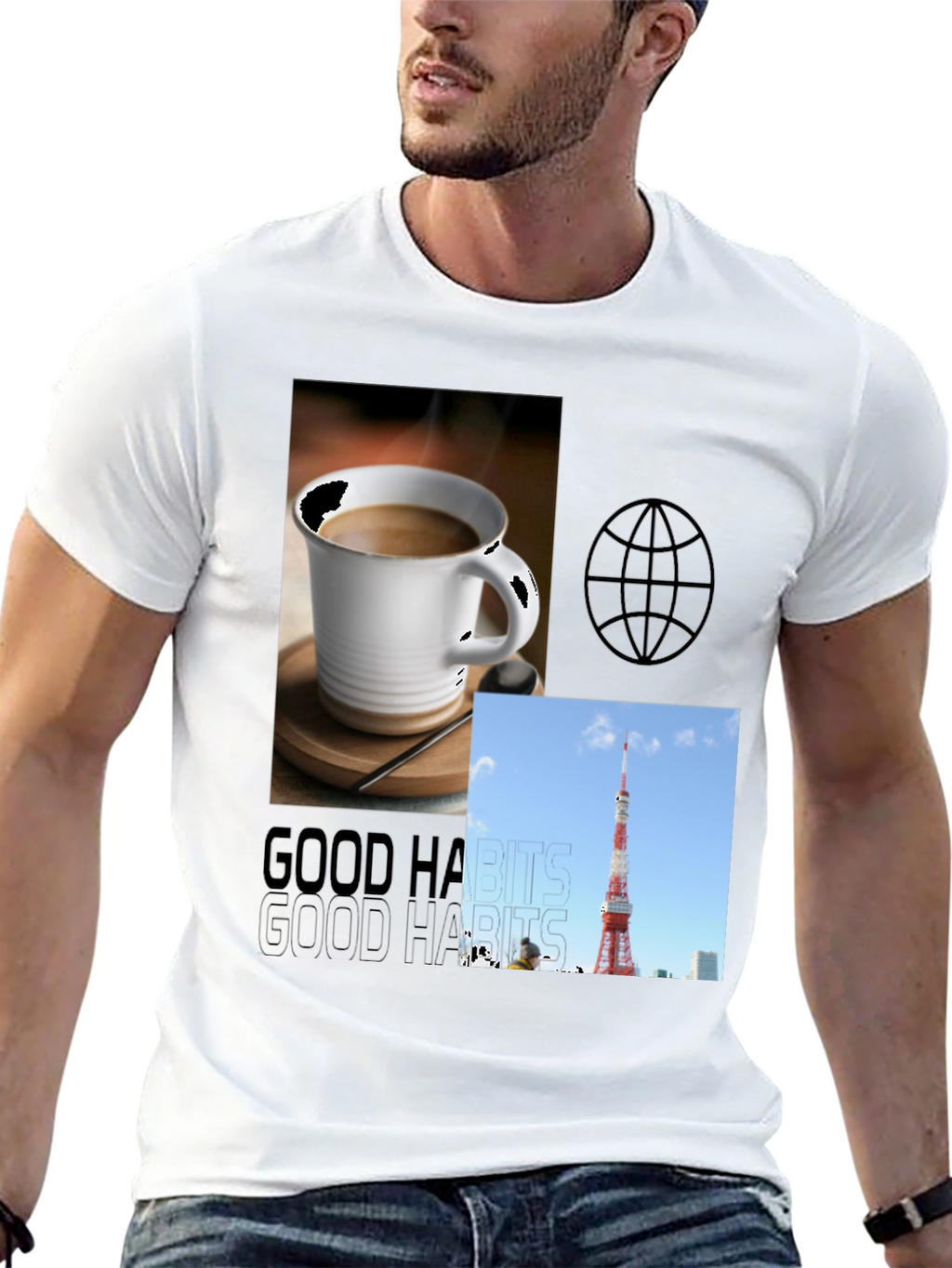 Good Habits Graphic Tee - Mens Black T-Shirt