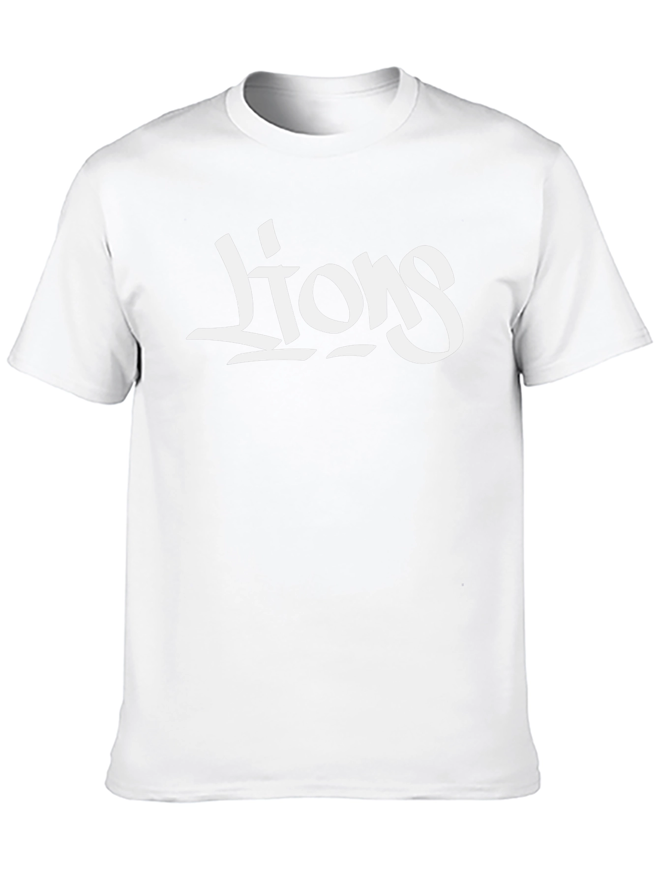 Lions Graphic Black T-Shirt