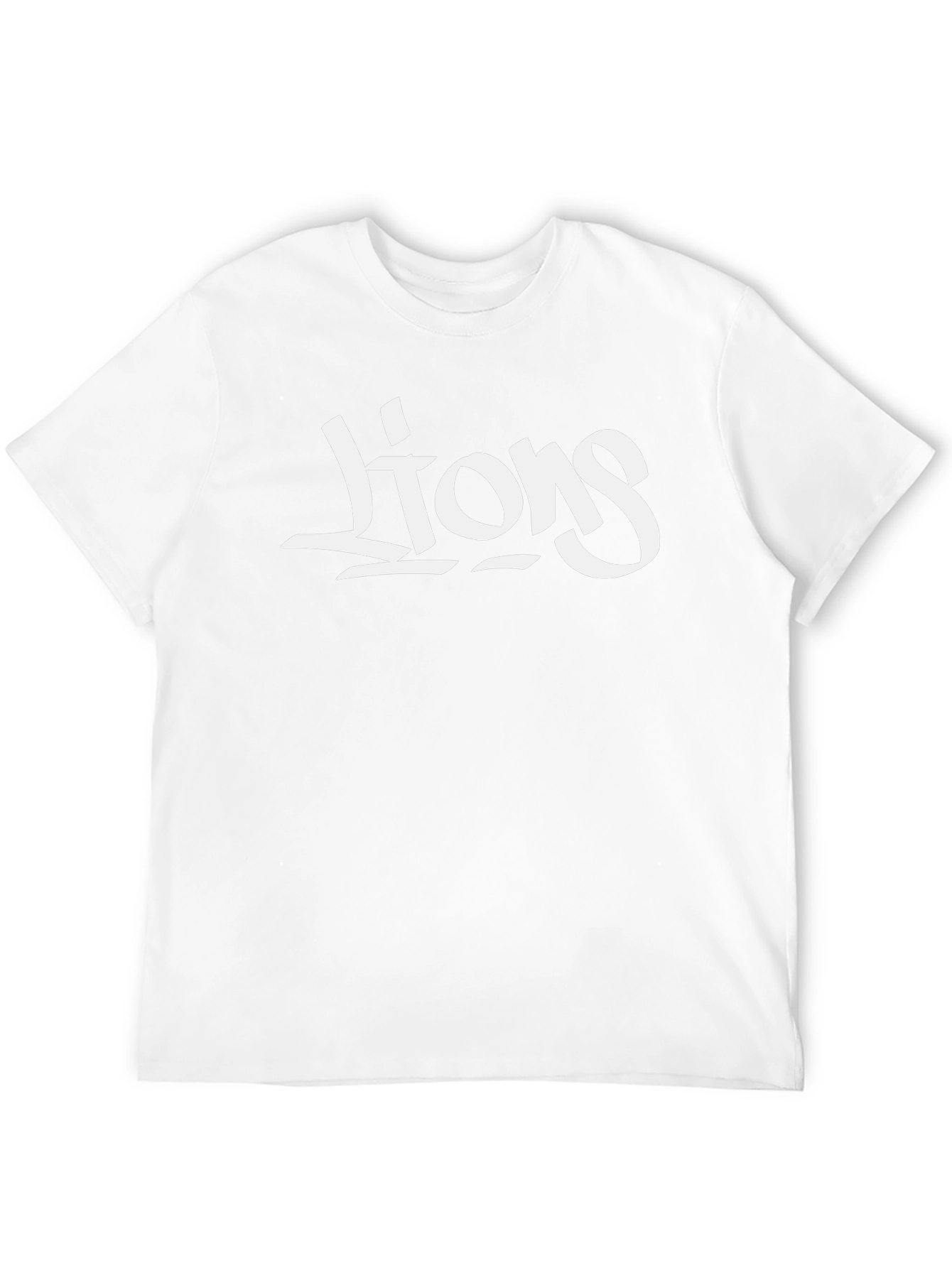 Lions Graphic Black T-Shirt