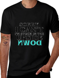 Upside Down Graphic T-Shirt - Black