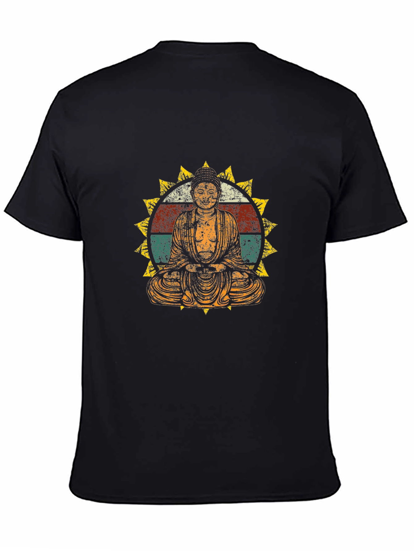 Vintage Buddha Graphic Tee - Relaxed Fit