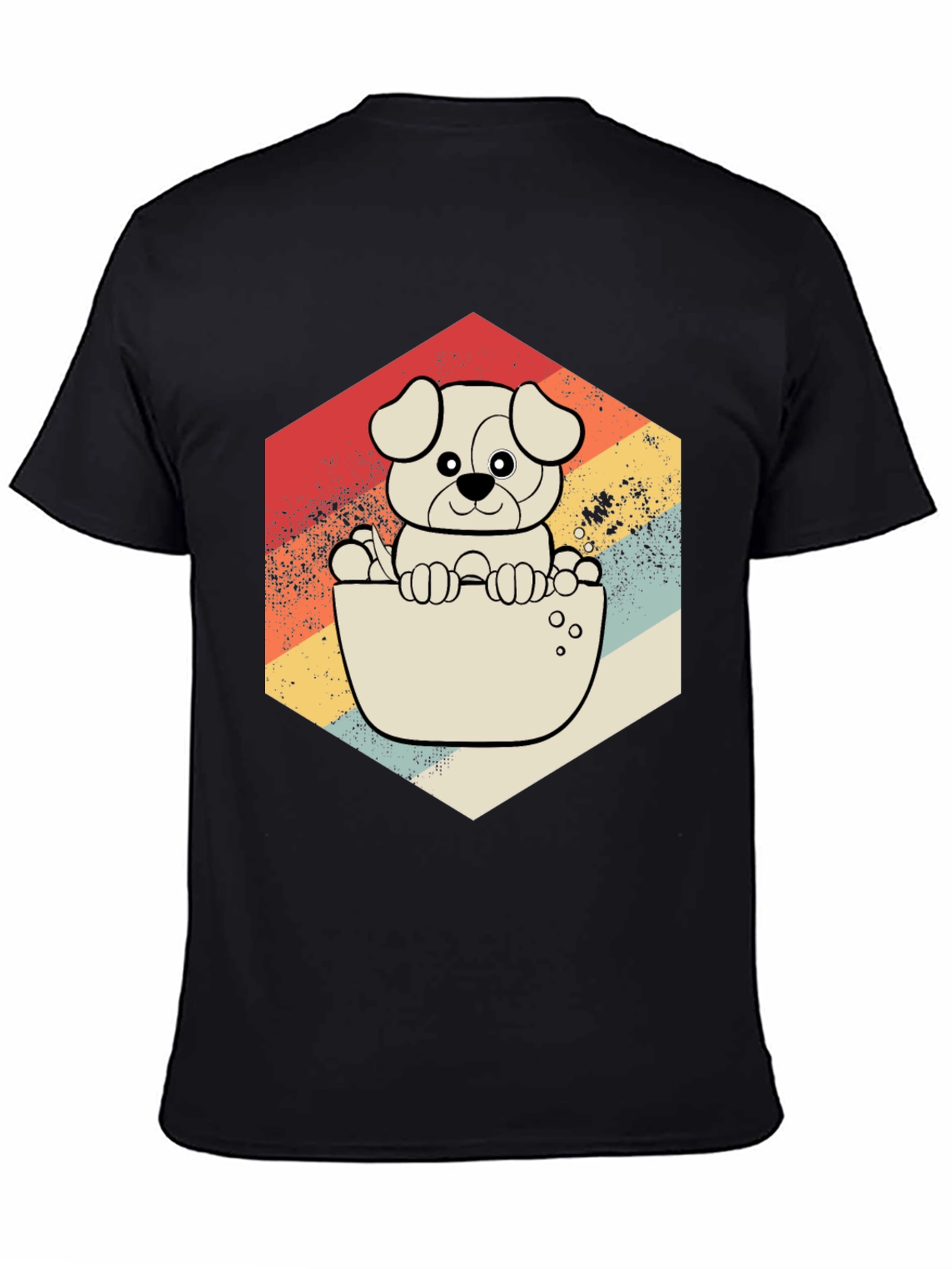 Retro Dog T-Shirt - Cute Puppy Design
