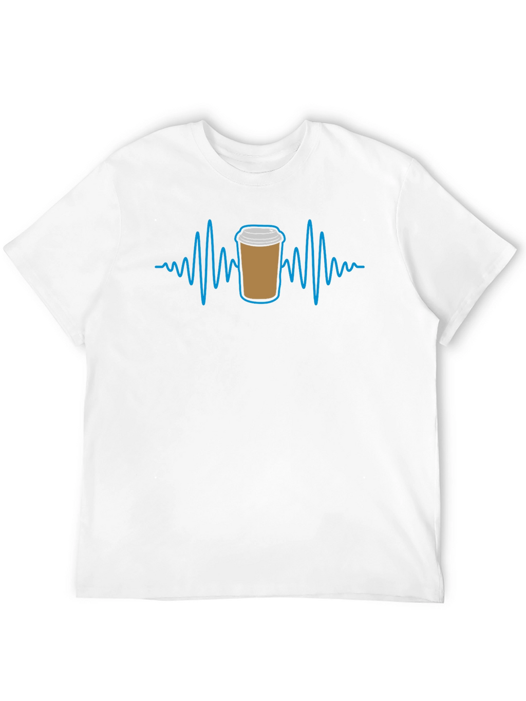 Coffee ECG T-Shirt - Black
