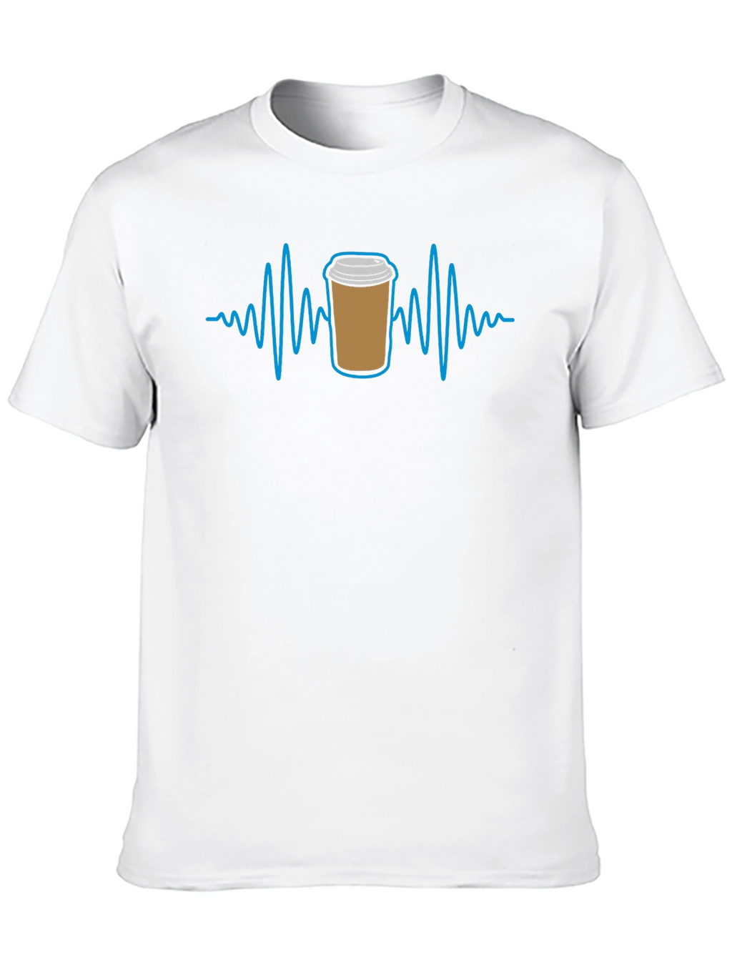 Coffee ECG T-Shirt - Black