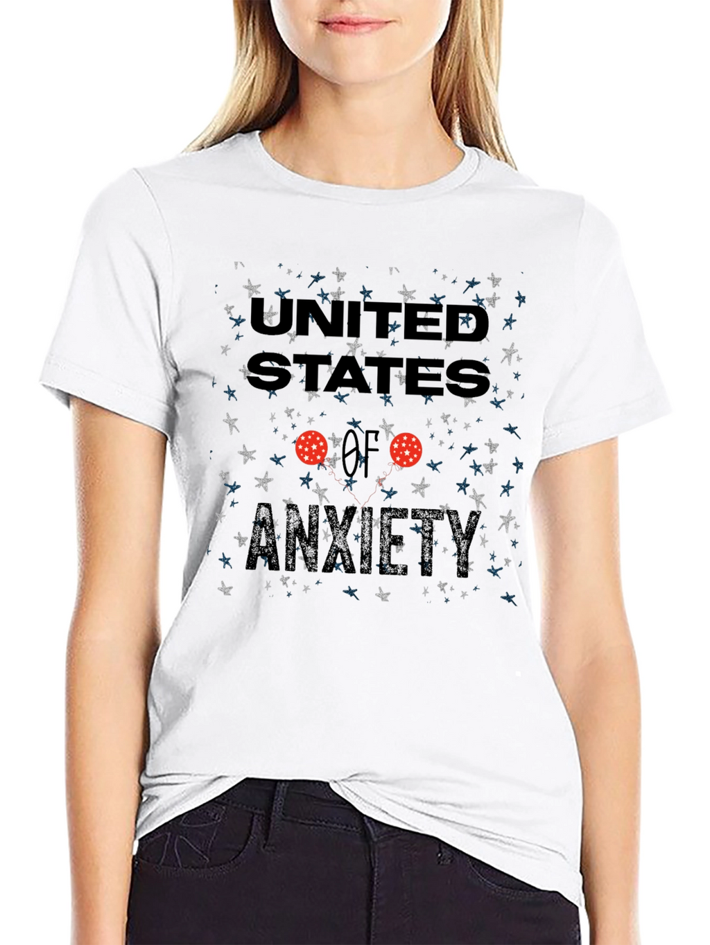 United States of Anxiety Graphic Tee