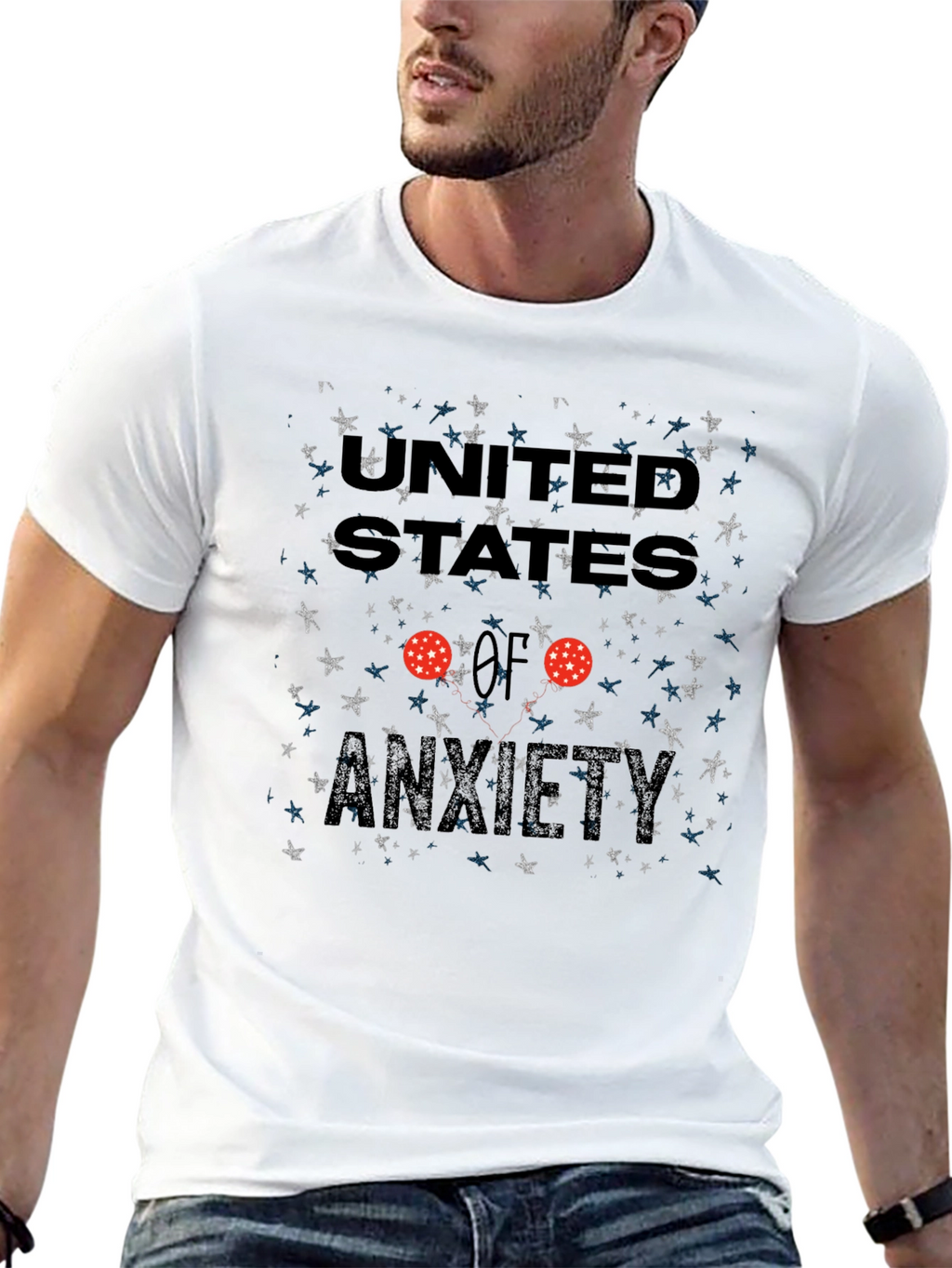United States of Anxiety Graphic Tee