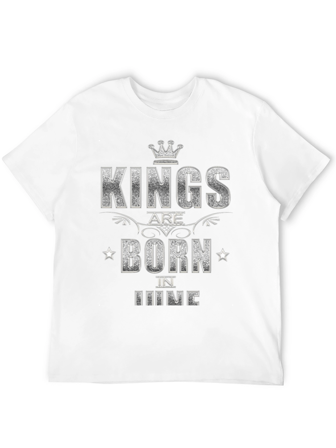 Kings Are Born in June Black T-Shirt