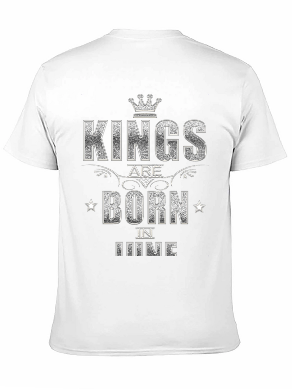 Kings Are Born in June Black T-Shirt