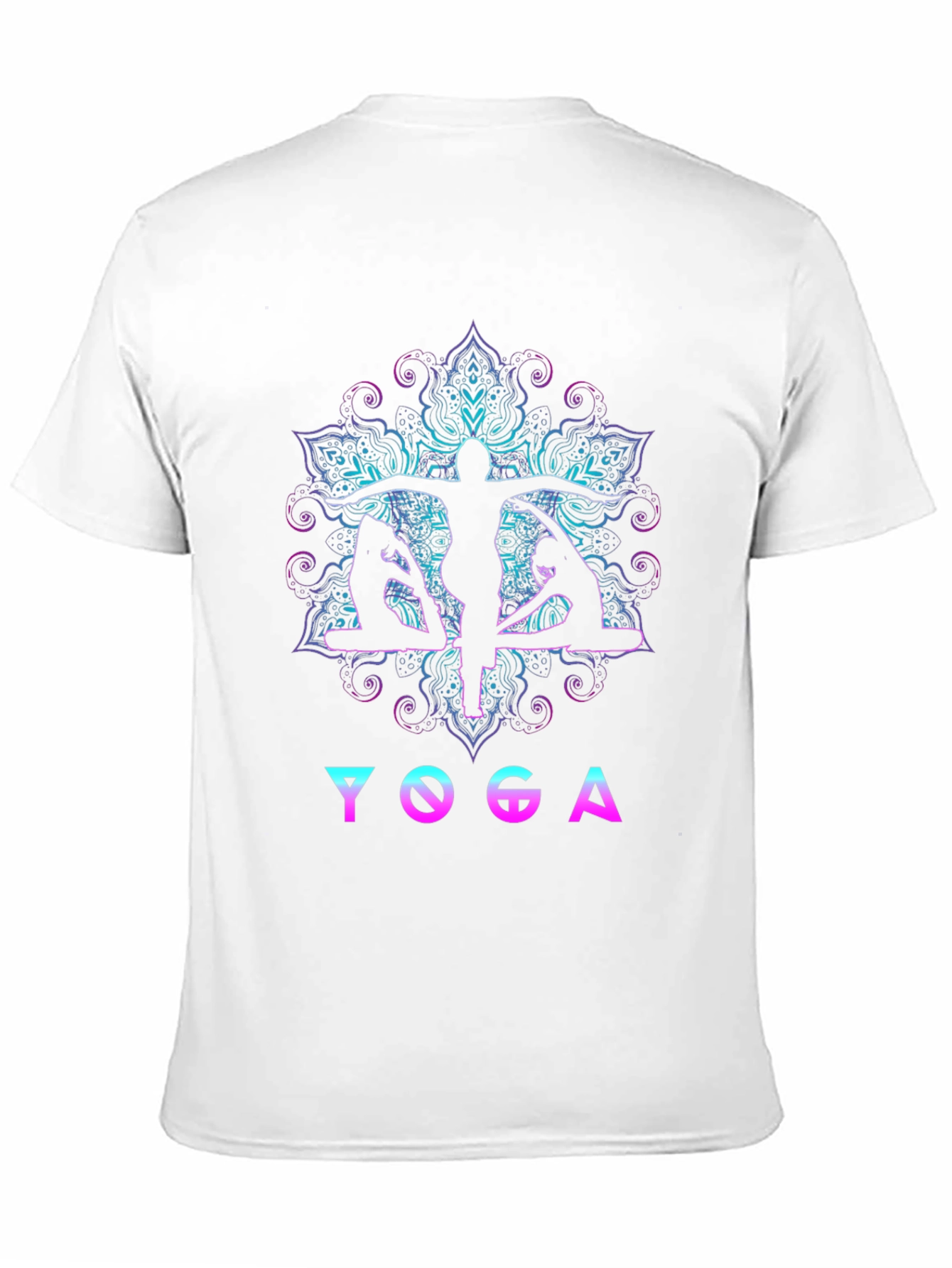 Yoga Mandala Graphic Tee - Relax and Meditate in Style