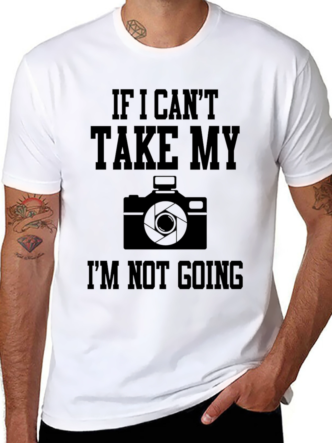 Photographer T-Shirt: If I Cant Take My Camera