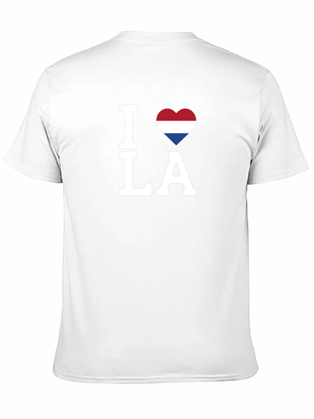 I Love LA Netherlands Flag Heart T-Shirt