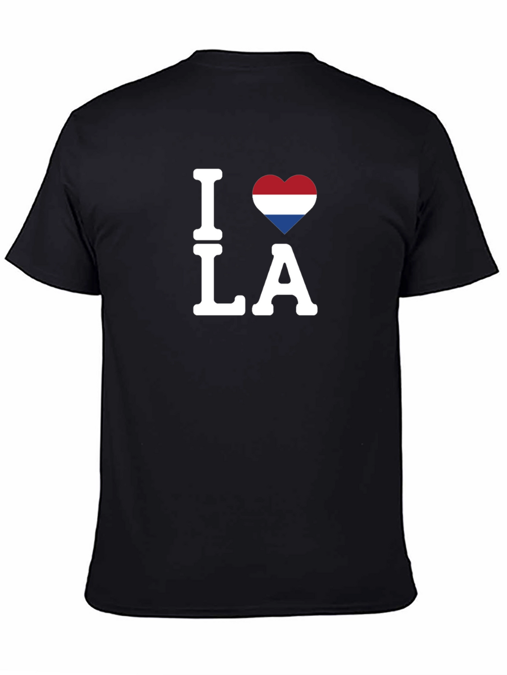 I Love LA Netherlands Flag Heart T-Shirt