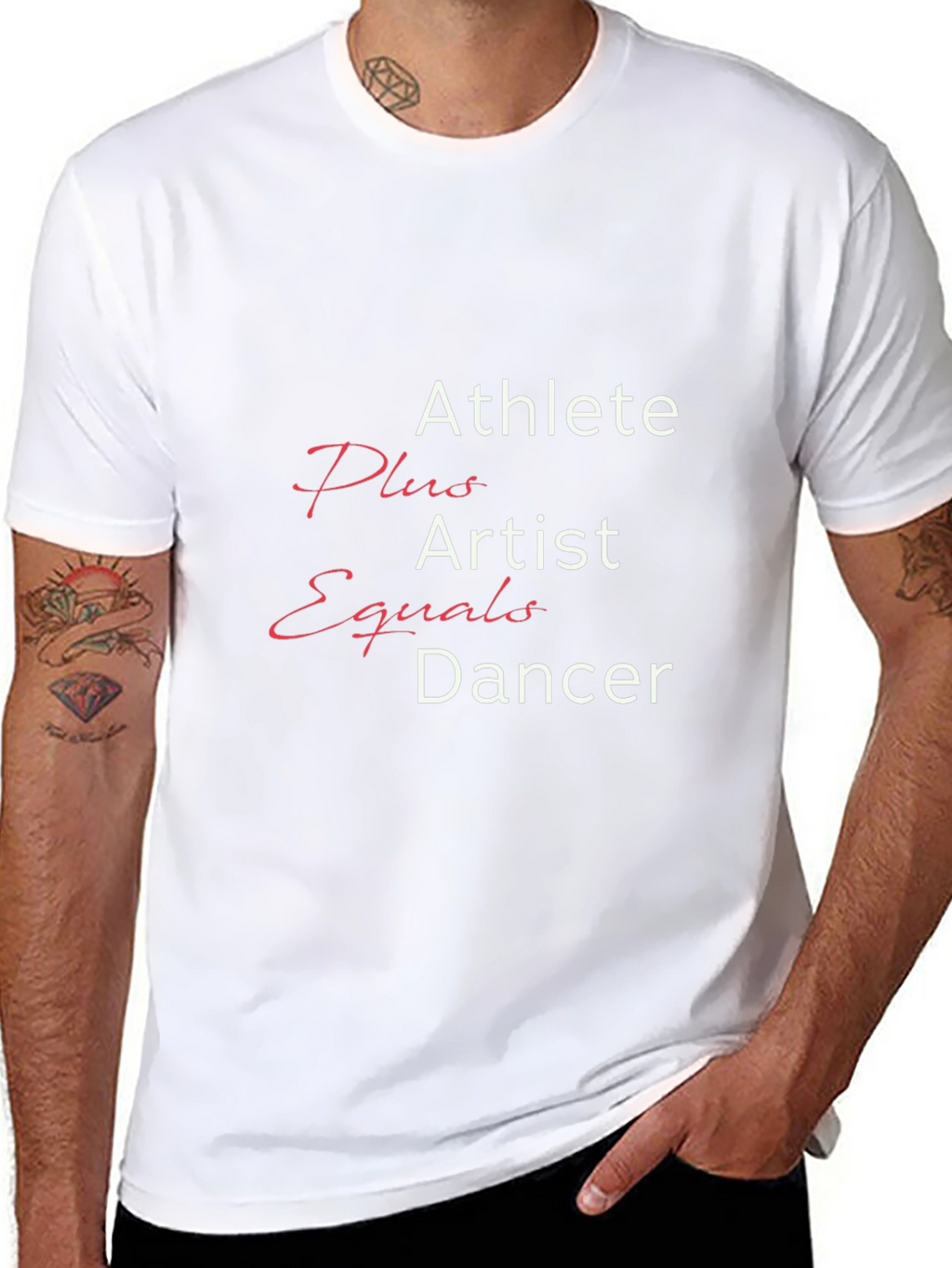 Athlete Plus Artist Equals Dancer Tee