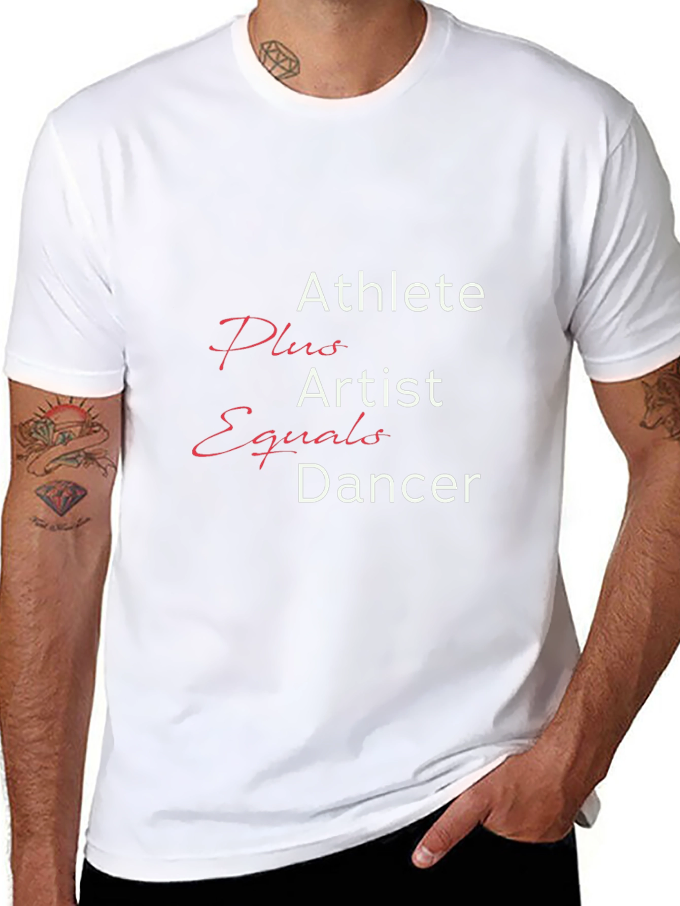 Athlete Plus Artist Equals Dancer Tee