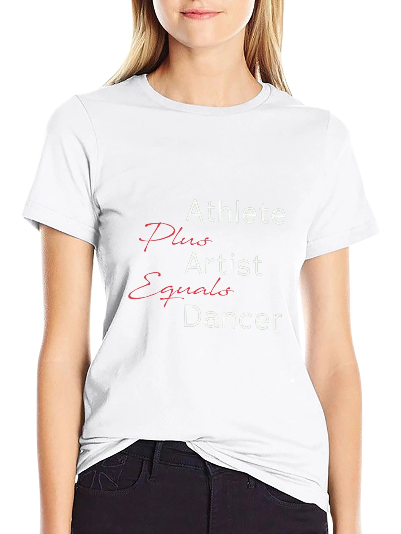 Athlete Plus Artist Equals Dancer Tee