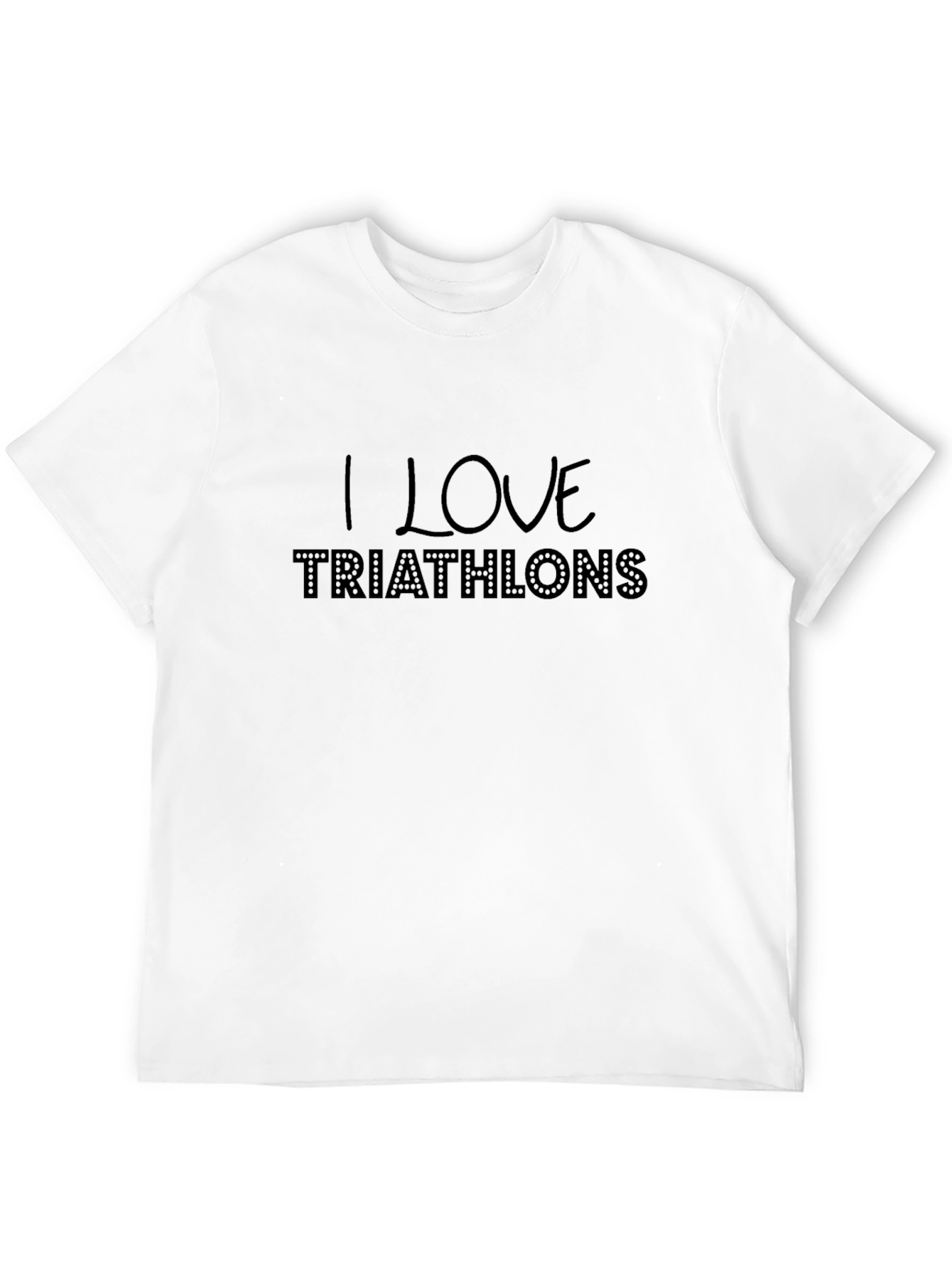 I Love Triathlons Graphic T-Shirt