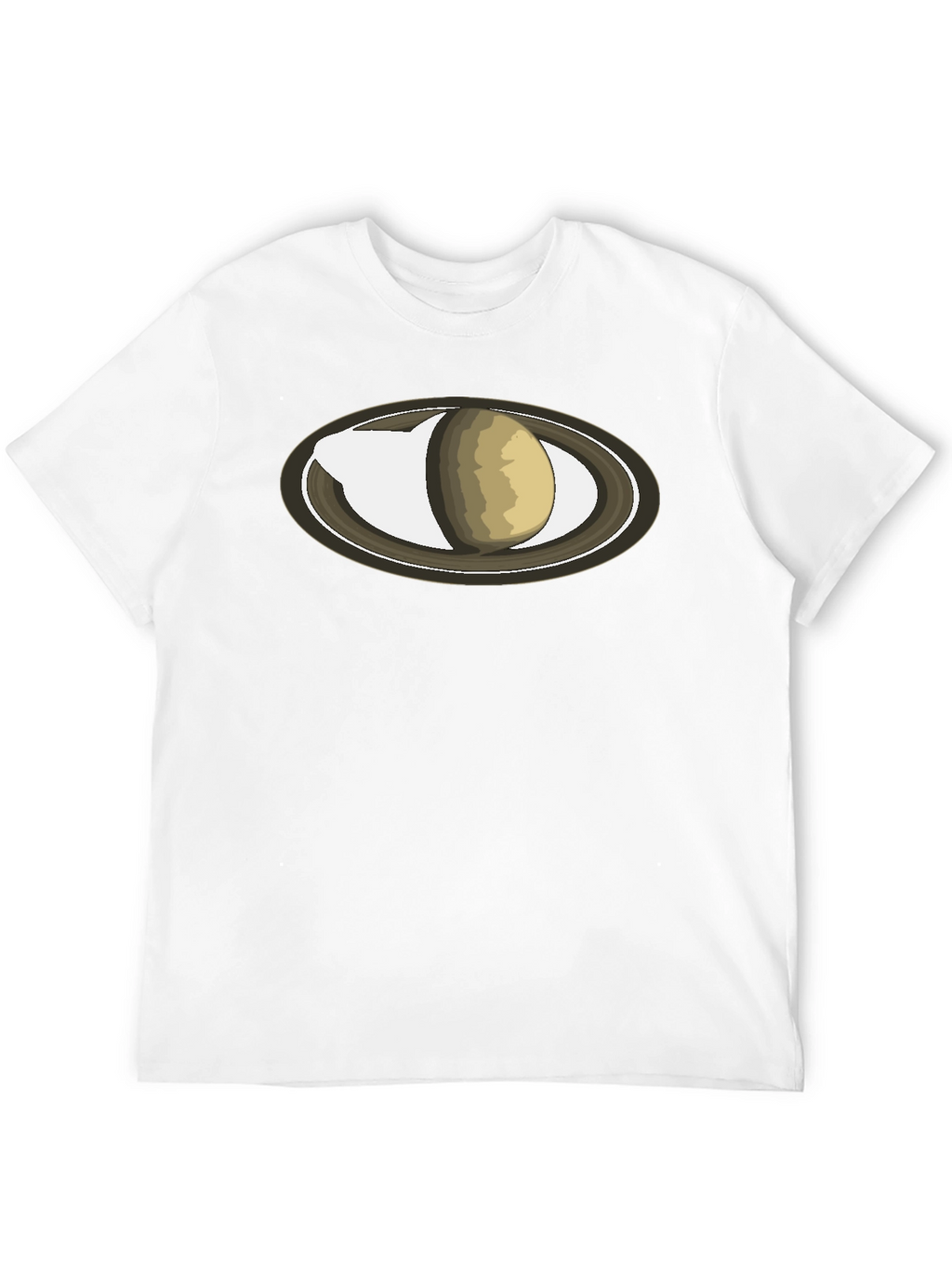 Saturn Graphic Black T-Shirt