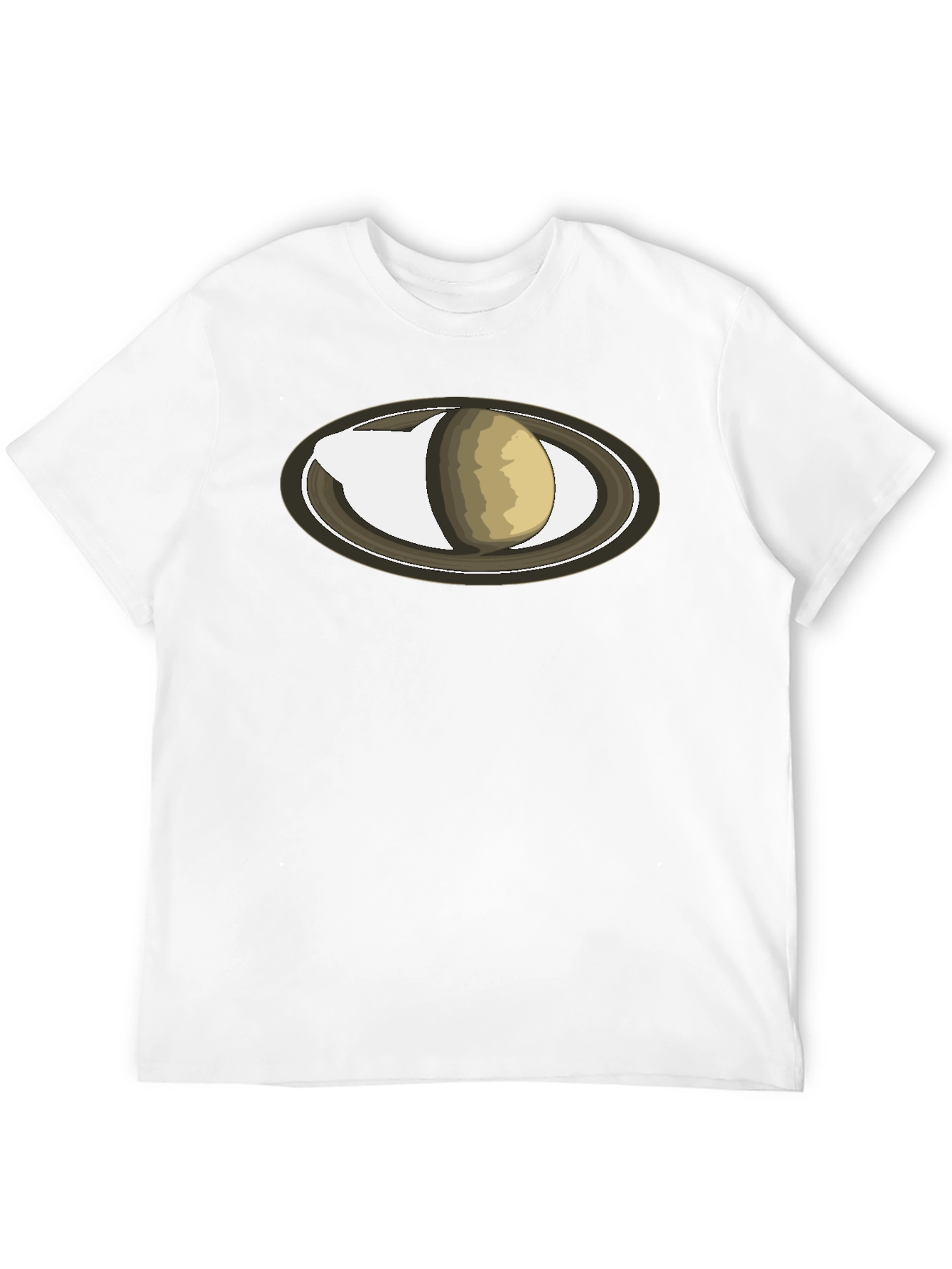 Saturn Graphic Black T-Shirt