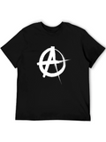 Anarchy Symbol T-Shirt - Bold Graphic Tee