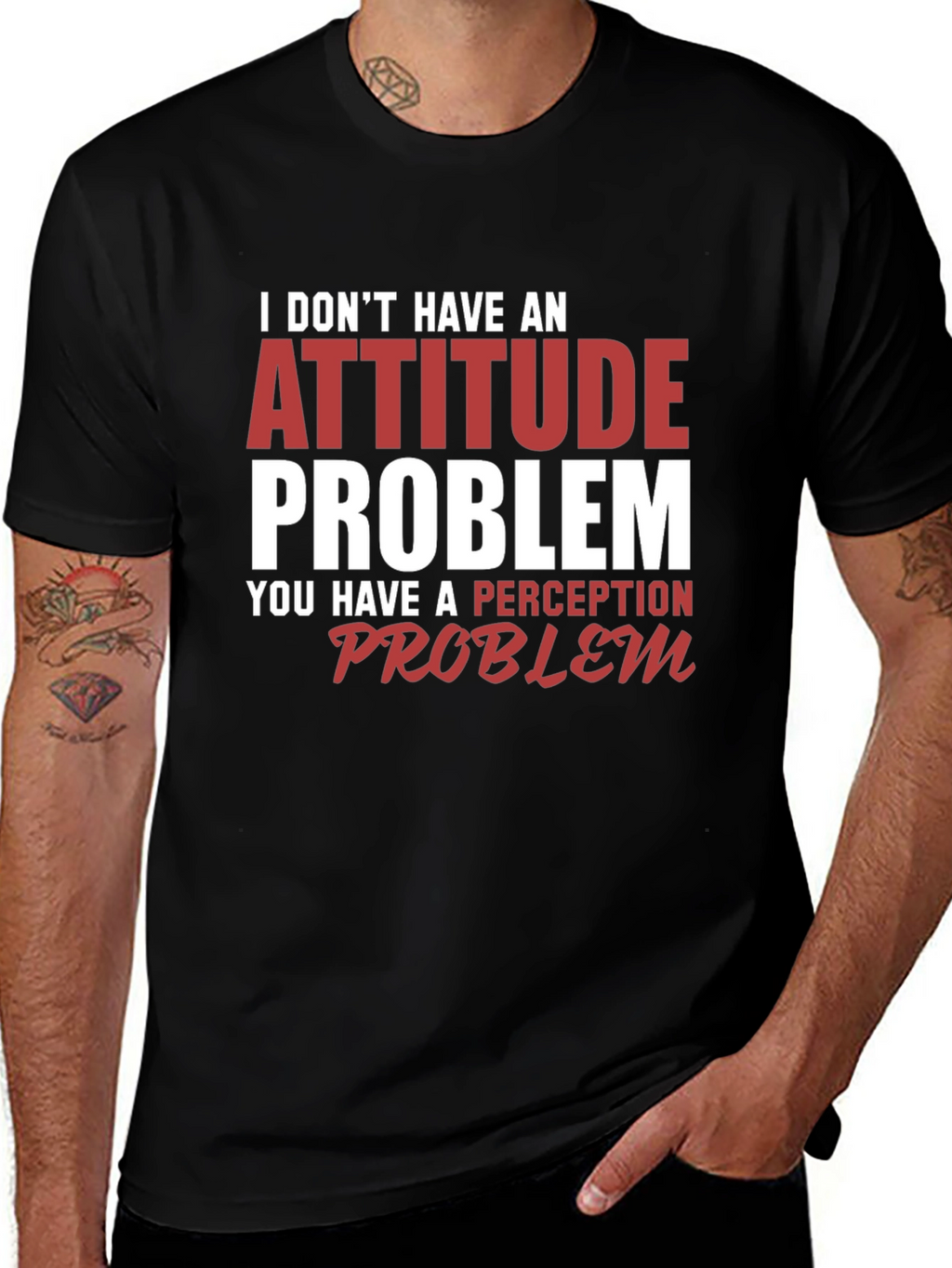 Attitude Problem Graphic T-Shirt - Funny Sarcastic Tee