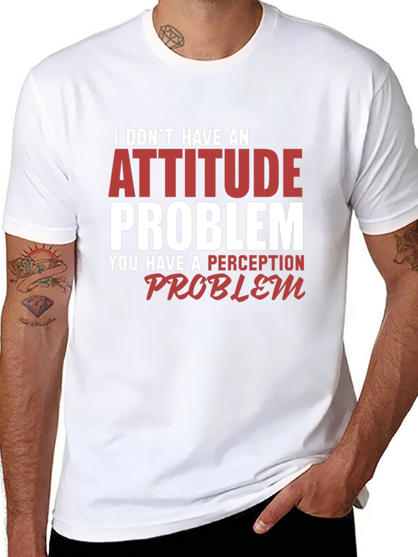 Attitude Problem Graphic T-Shirt - Funny Sarcastic Tee