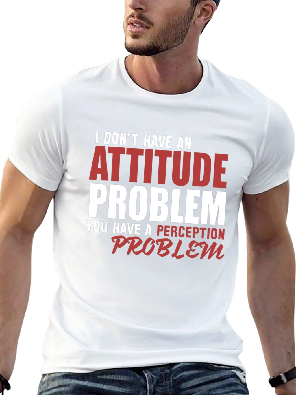 Attitude Problem Graphic T-Shirt - Funny Sarcastic Tee