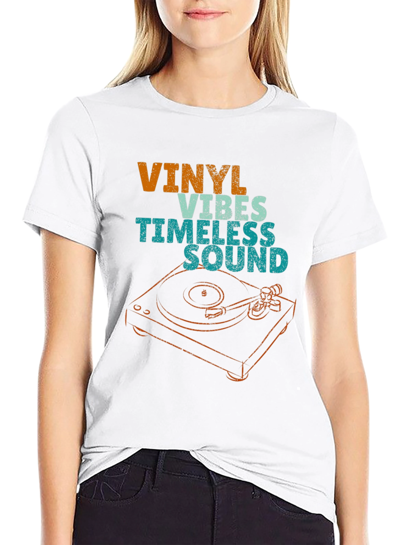 Vinyl Vibes Timeless Sound T-Shirt