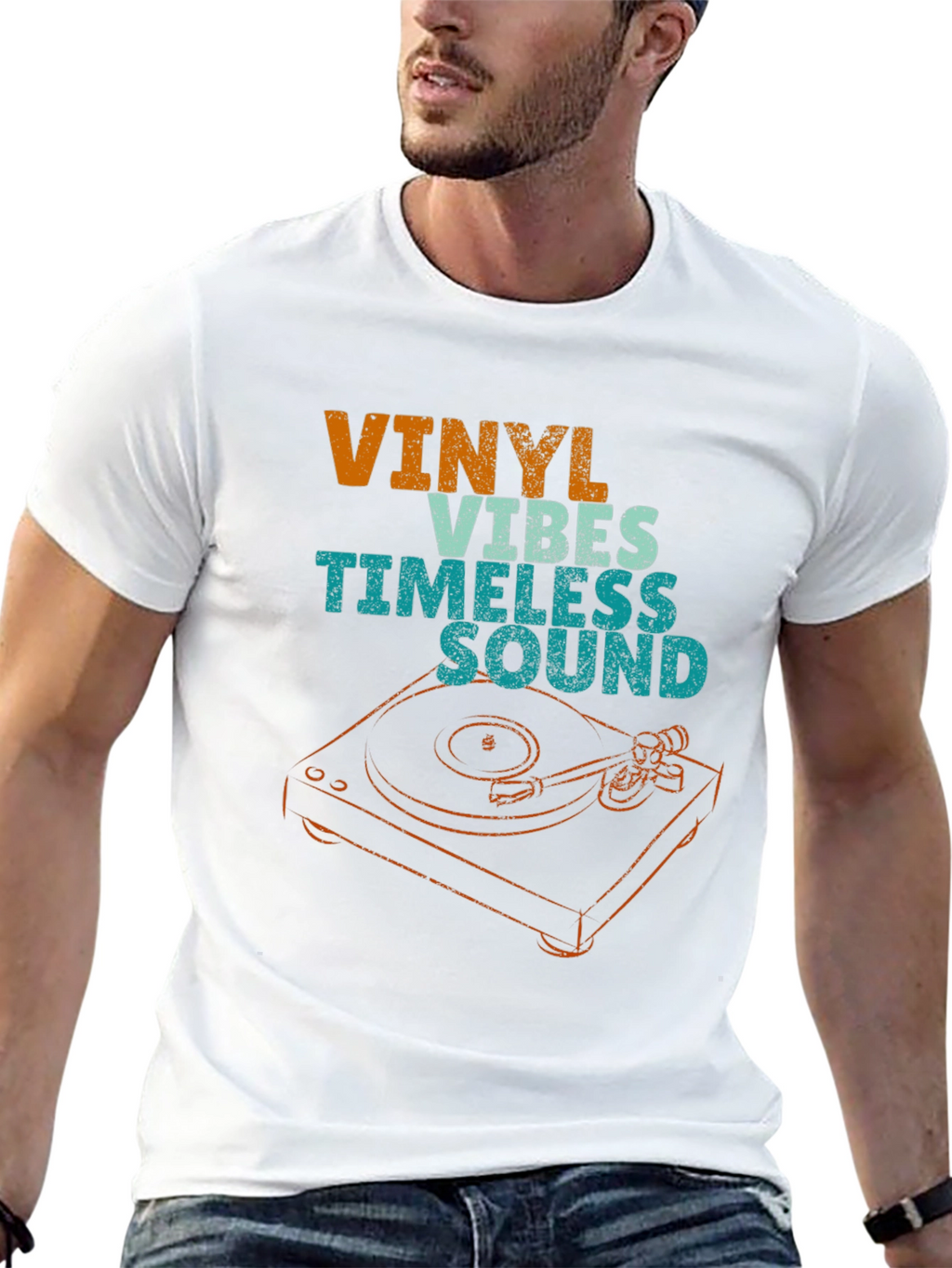 Vinyl Vibes Timeless Sound T-Shirt