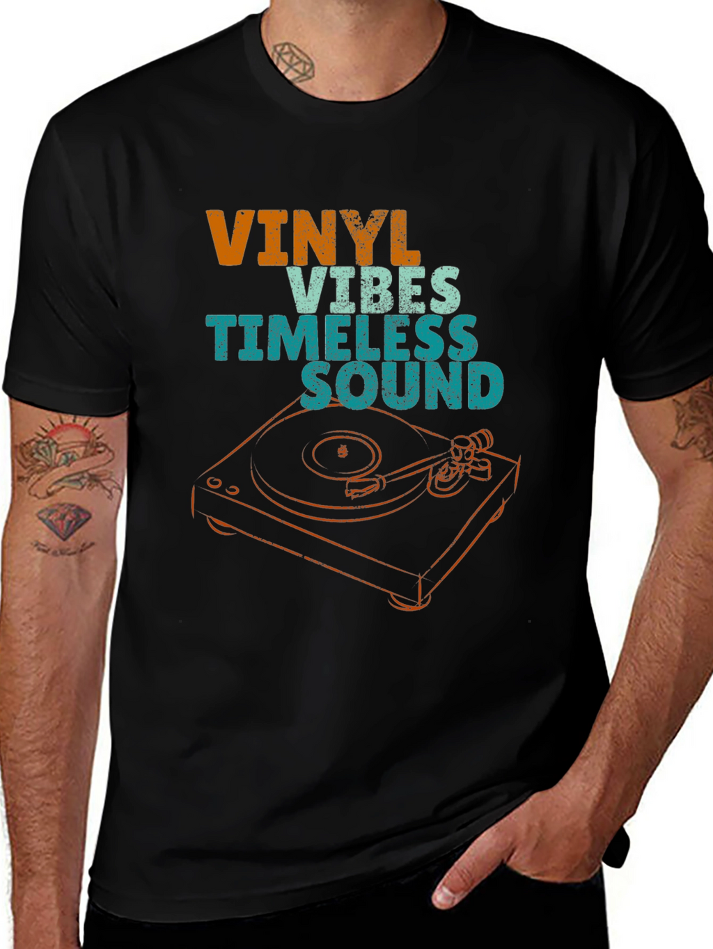 Vinyl Vibes Timeless Sound T-Shirt