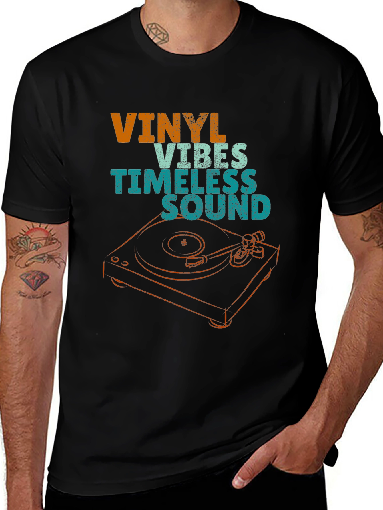 Vinyl Vibes Timeless Sound T-Shirt